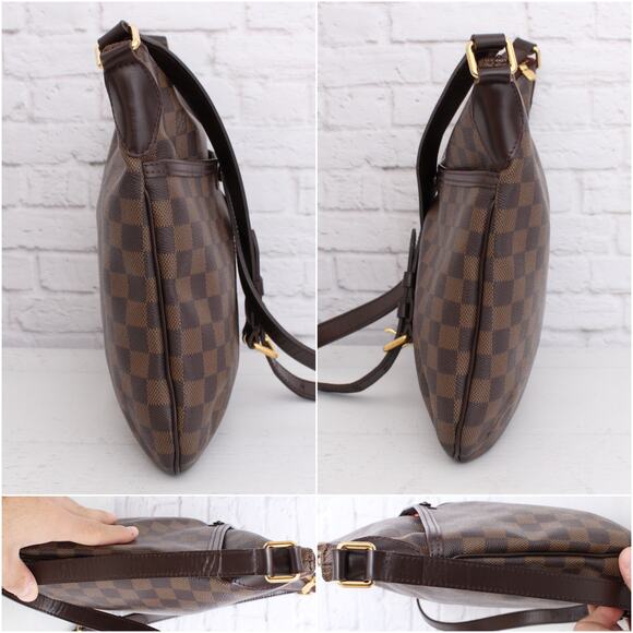 Louis Vuitton Bloomsbury PM Crossbody Damier Ebene Purse Handbag Messenger A2450 - Picture 6 of 12